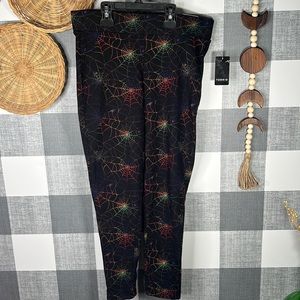 Torrid Colorful Spiderweb Leggings